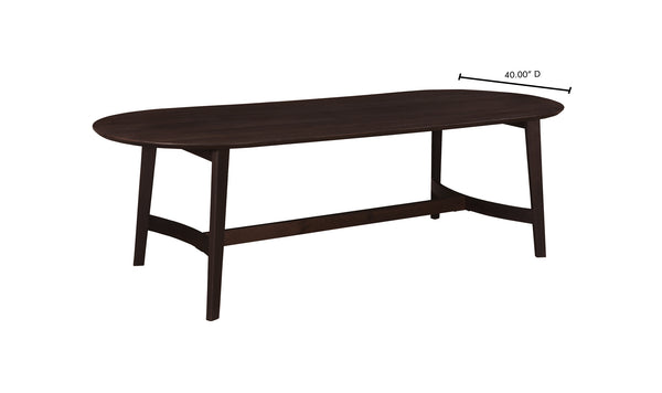 Moe's- Trie Dining Table Large Dark Brown