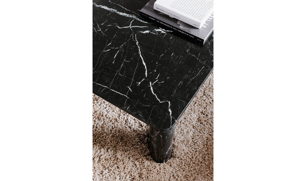 Moe's-Segment Marble Coffee Table Jetty Black