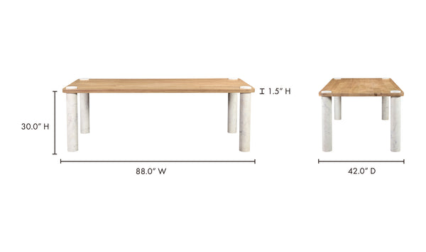 Moe's- Century Dining Table- JD-1049-18-0