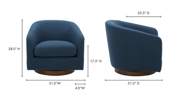 Moe's- Oscy Swivel Chair