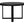 Moe's- Jedrik Round Outdoor Dining Table Black-  BQ-1065-02-0