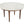 Moe's-Lark Coffee Table White Banswara