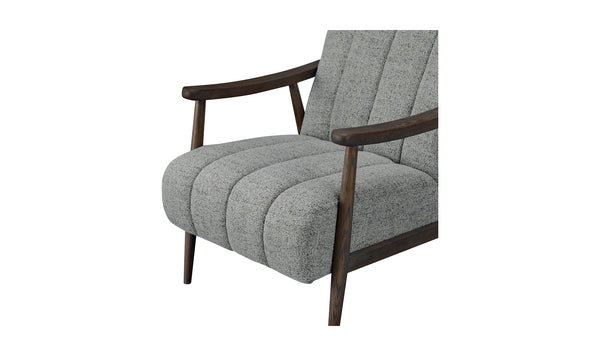 Moe's-Aster Accent Chair Pebbled Grey