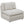 Coaster-  Hobson Upholstered Armless Chair Ivory