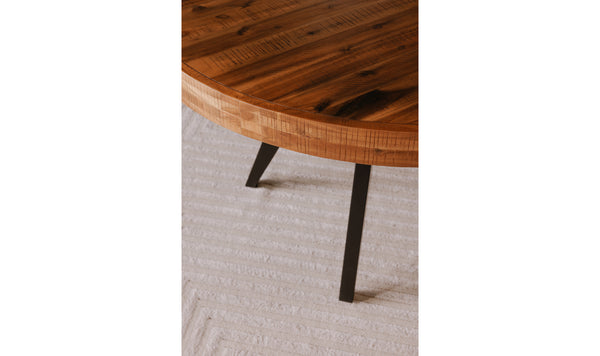 Moe's- Parq Round Dining Table Cappuccino-  TL-1010-14