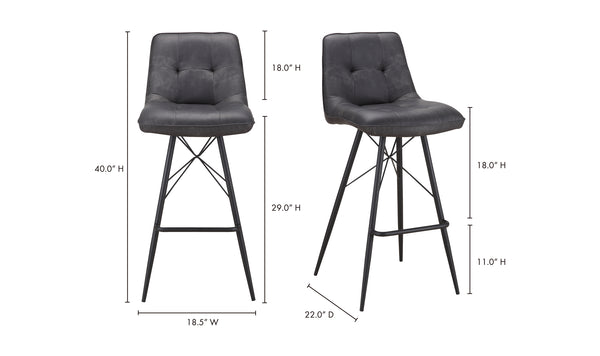 Morrison Bar Stool Grey