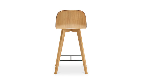 Moe's- Napoli Leather Counter Stool