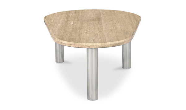 Moe's- Fia Coffee Table Beige Travertine