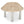 Moe's- Fia Coffee Table Beige Travertine