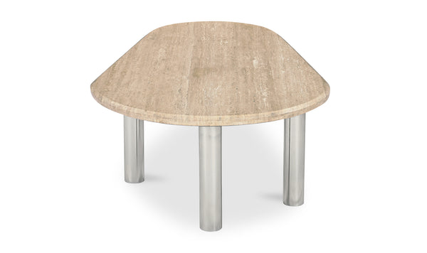 Moe's- Fia Coffee Table Beige Travertine