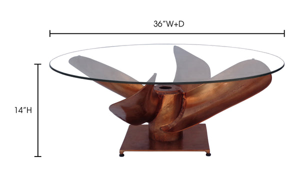 Archimedes Coffee Table Copper