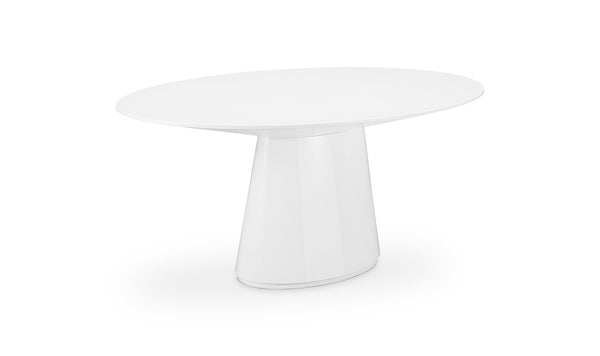 Moe's- Otago Oval Dining Table White- KC-1007-18-0