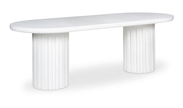 Moe's- Eris Outdoor Dining Table White- JK-1011-18-0