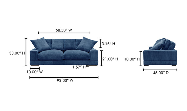 Moe's-Plunge 92In Sofa