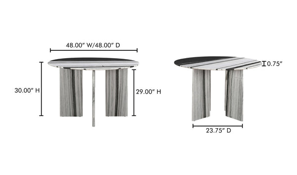 Moe's- Celia Round Dining Table- JD-1076-37-0