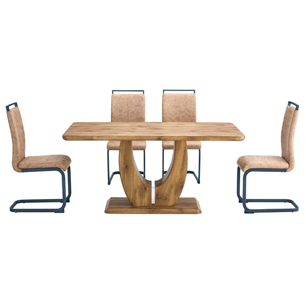 Luxurious Dining Table Set for 4