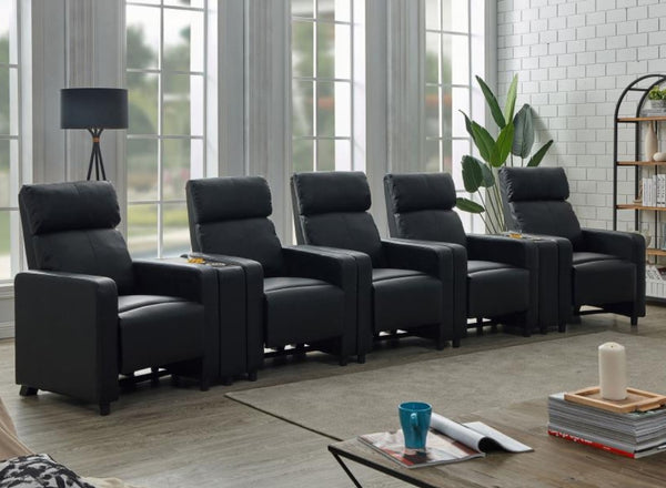 Toohey Upholstered Tufted Home Theater Seating