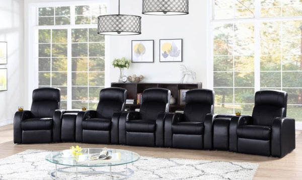 Top Grain Leather Home Theater Seating