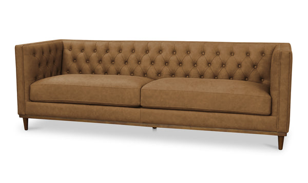 Moe's - Fielder Sofa Tan Leather