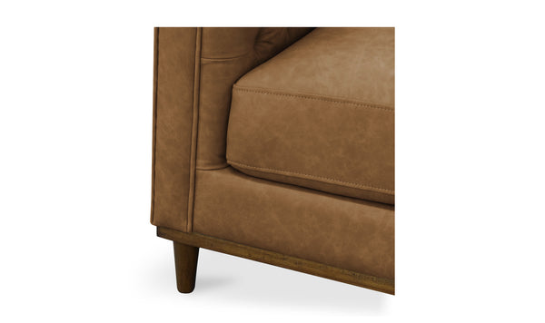 Moe's - Fielder Sofa Tan Leather