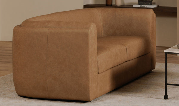 Moe's - Alora Sofa Tan Leather