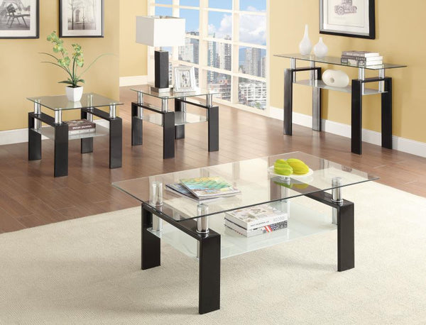 Coaster Rectangular Glass Top Coffee Table