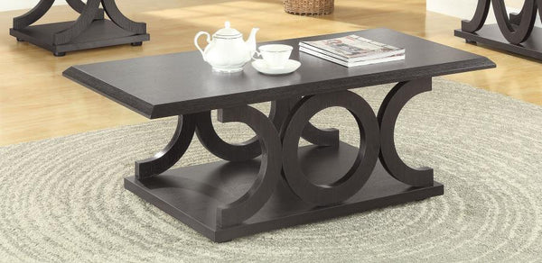 Shelly Rectangular Wood Coffee Table