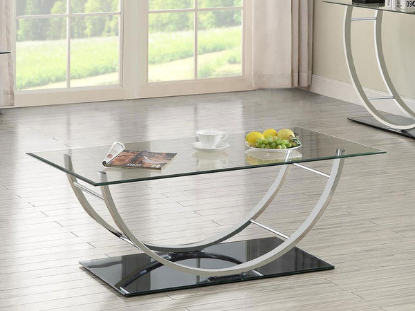 Coaster Rectangular Glass Top Coffee Table