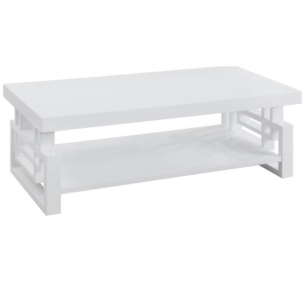 Schmitt Rectangular Coffee Table White