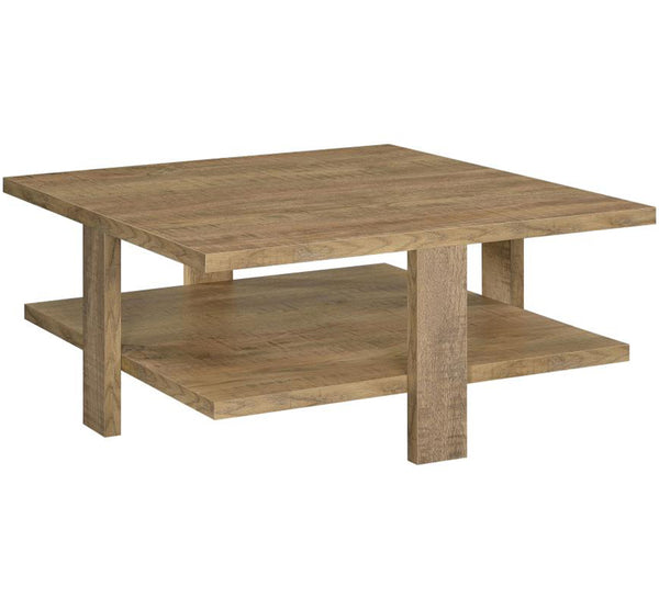 Dawn Square Engineered Wood Coffee Table Mango Brown