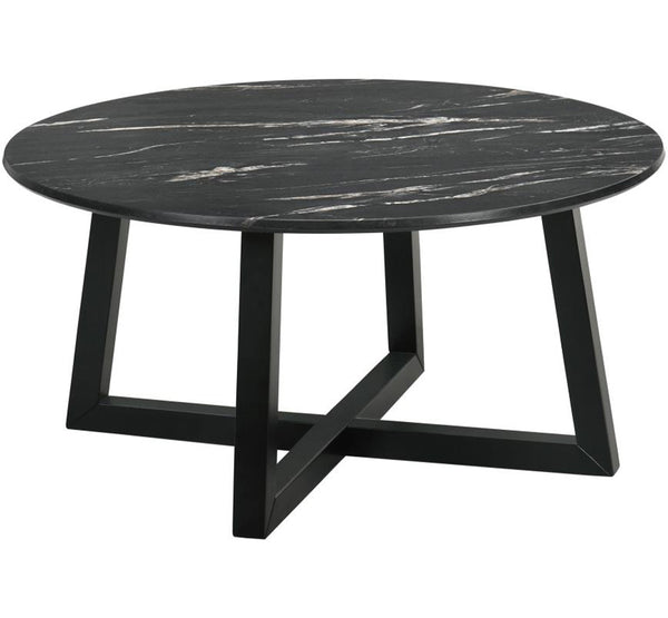 Skylark Round Marble-like Smart Top Coffee Table