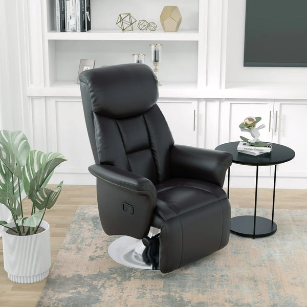 Neo Adjustable Swivel Recliner Chair with Footrest