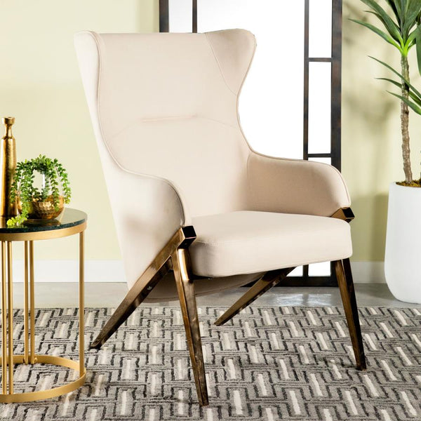 Walker Upholstered high Wingback Accent Chair