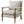 Dempsy Upholstered Accent Chair with Casters Beige