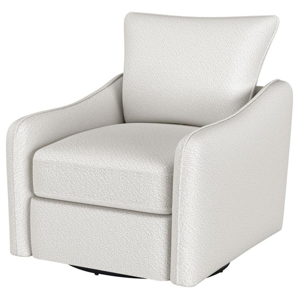 Madia Upholstered Sloped Arm Swivel Glider Chair