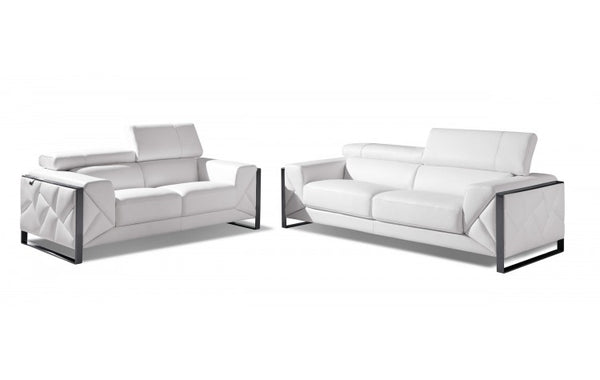 Global United- 903 Divanitalia 2PC Premium Leather Sofa Set