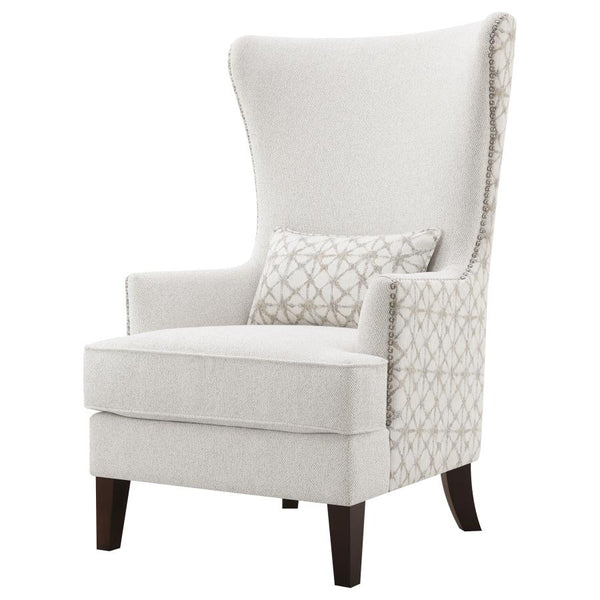 Coaster Upholstered High Wingback Accent Chair