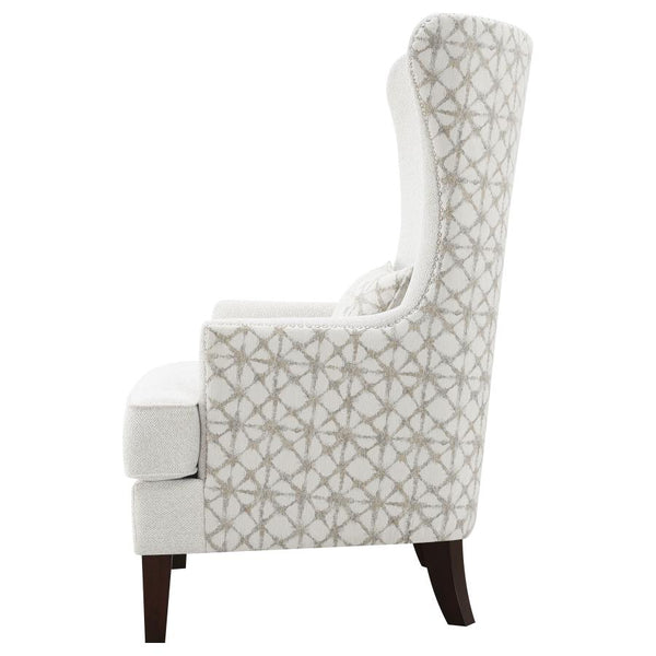 Coaster Upholstered High Wingback Accent Chair