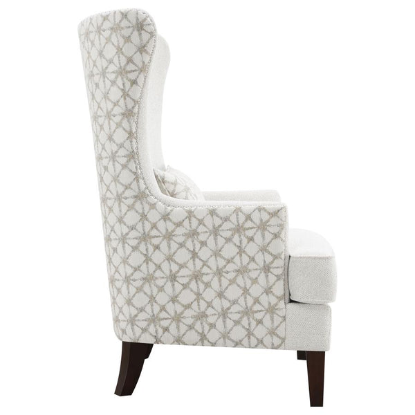 Coaster Upholstered High Wingback Accent Chair