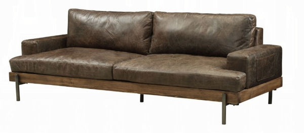 ACME Contemporary Premium Leather Sofa