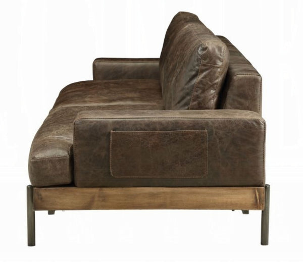 ACME Contemporary Premium Leather Sofa