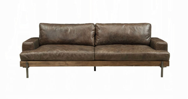 ACME Contemporary Premium Leather Sofa