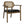 Noir - Tolka Chair, Teak with Leather Seat