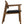 Noir - Tolka Chair, Teak with Leather Seat