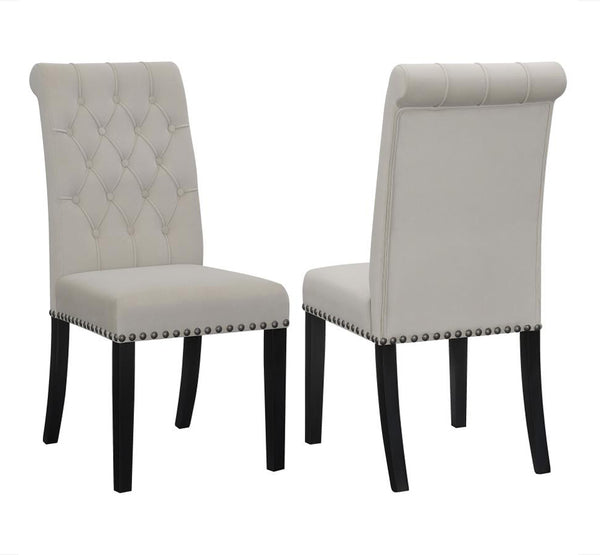 Alana Velvet Upholstered Dining Side Chair (Set of 2)