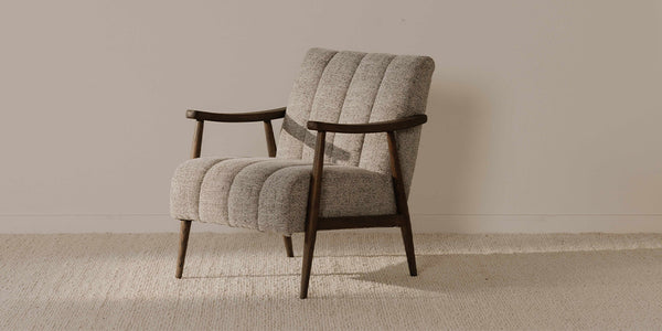 Moe's-Aster Accent Chair Pebbled Grey