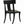 Noir -Athena Side Chair Pale