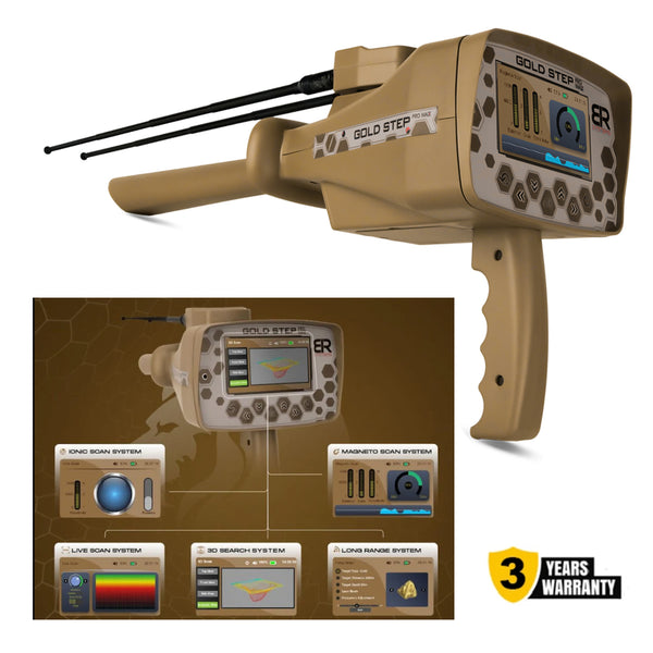 Gold Step Pro Max | BR SYSTEMS Long Range Gold Detector