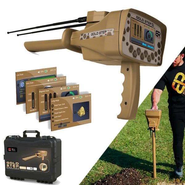 Gold Step Pro Max | BR SYSTEMS Long Range Gold Detector