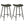 Bayu Premium Leather Upholstered Bar Stool Espresso Set of 2